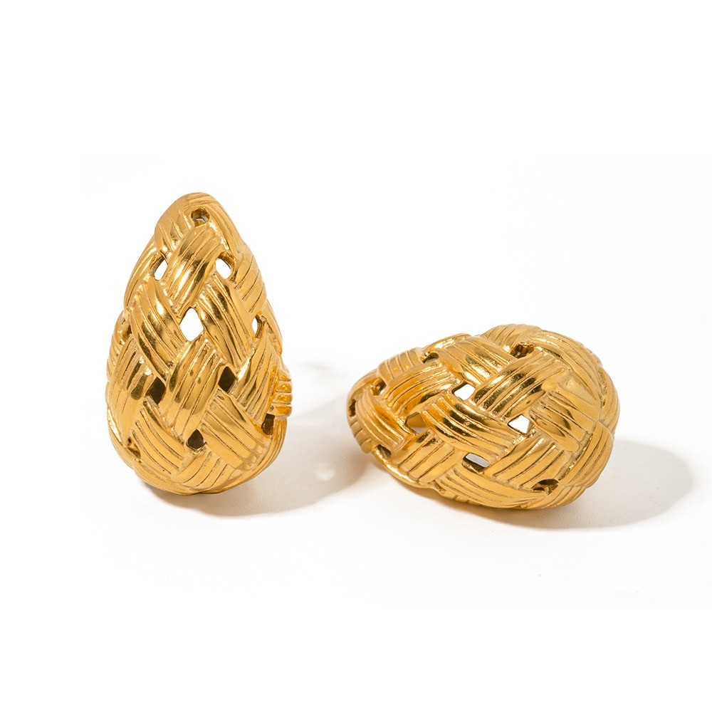 24K Gold Teardrop Earrings*Drop Earrings*Waterproof and Sweatproof - Picture 2 of 6